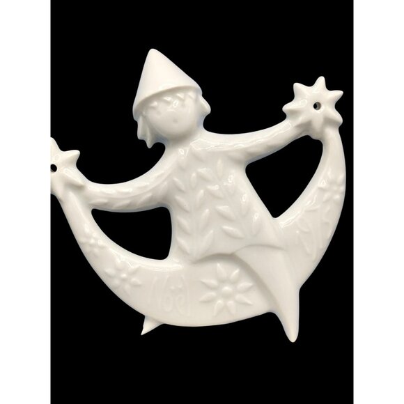 Haviland Limoges Sparkling Angel 1975 Christmas Ornament Jean Jacques Prolongeau - Picture 4 of 9
